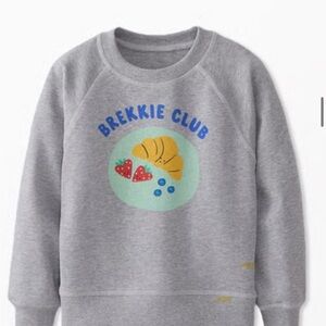 Hanna Andersson Gray Brekkie Club Sweatshirt